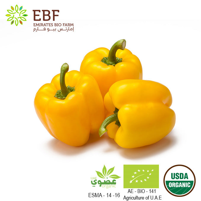 Organic Yellow Capsicum (500gm)