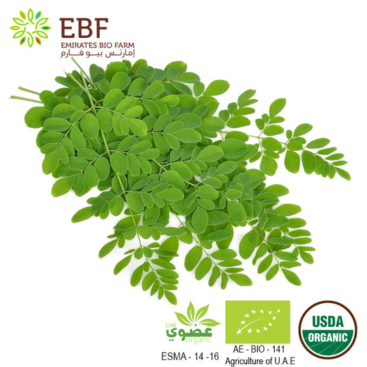 Organic Moringa fresh leaves - bunch (250g)