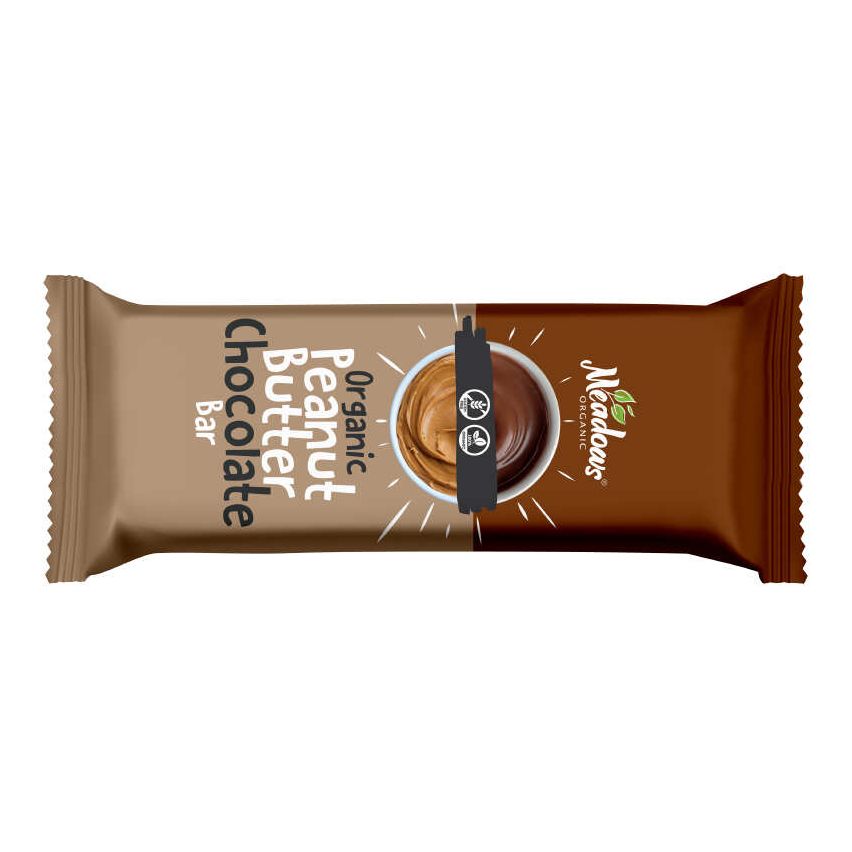 Meadows Organic Peanut Butter Chocolate Bar 40g