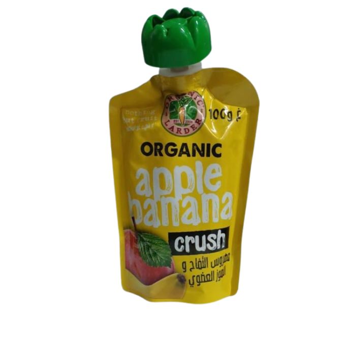 ORGANIC LARDER APPLE BANANA CRUSH (100G)