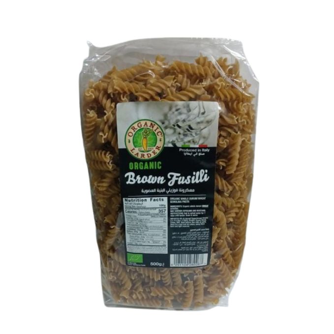 ORGANIC LARDER BROWN FUSILLI (500G)