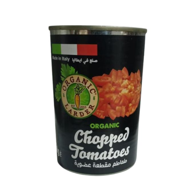 ORGANIC LARDER CHOPPED TOMATOES (400G)