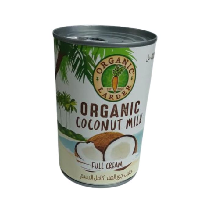 ORGANIC LARDER COCONUT MILK FULL CREAM (400ML)