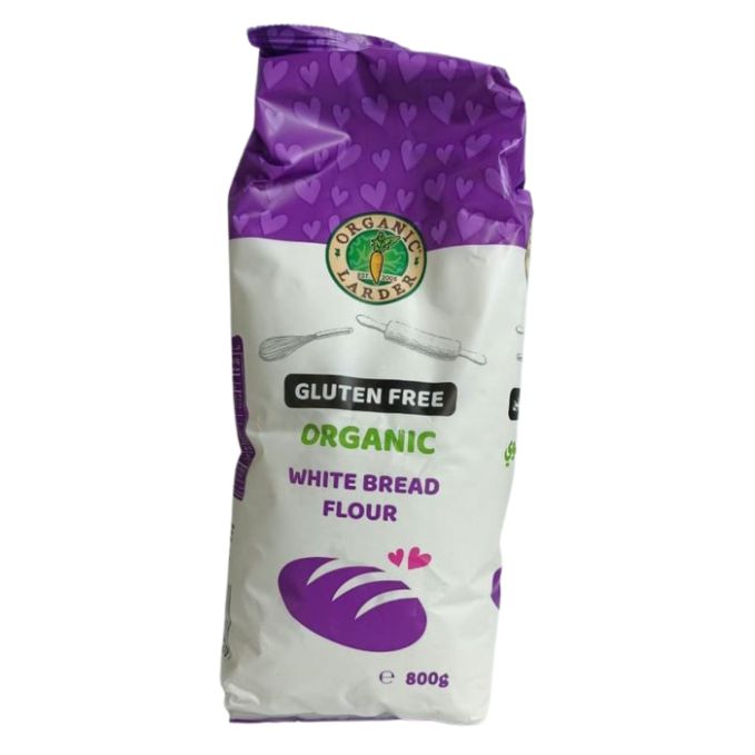 ORGANIC LARDER FLOUR WHITE BREAD GLUTEEN FREE (800G)