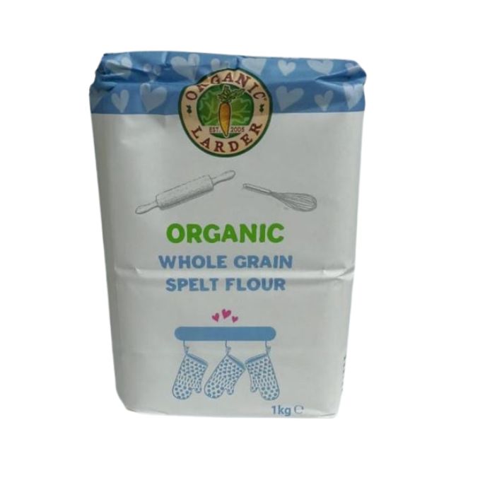 ORGANIC LARDER FLOUR WHOLE GRAIN SPELT (1KG)