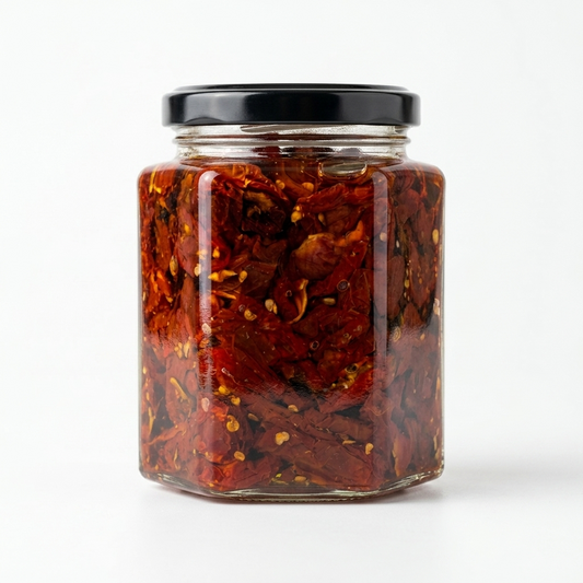 Organic sun-dried plum tomatoes (550g)