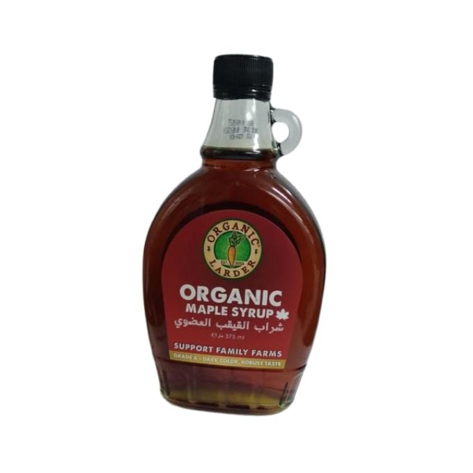 ORGANIC LARDER MAPLE SYRUP GRADE A AMBER (375ML)