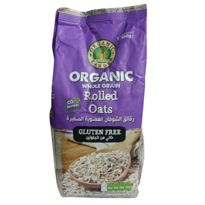 ORGANIC LARDER ROLLED OATS (500G)