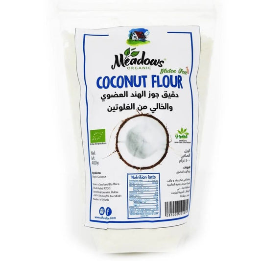 Meadows Organic Coconut Flour (400gm)