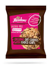 Meadows Organic GF Oat Cookies with Choco Chips - 40g