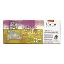 Sekem Organic date bites with Sesame seed - 120g