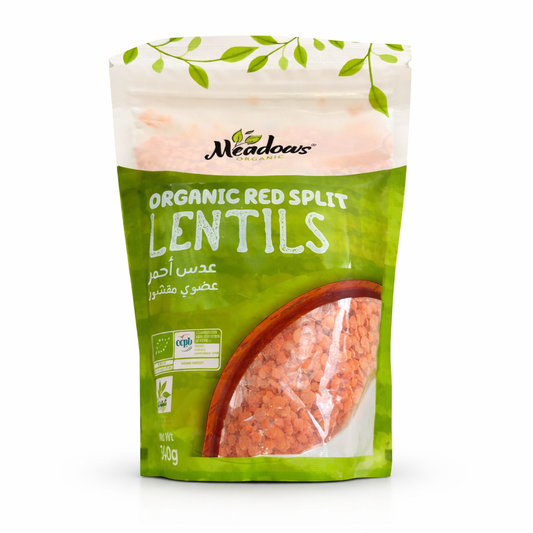 Organic Red Split Lentils 340g