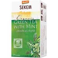 Sekem Organic Green Tea with Mint - 25 bags