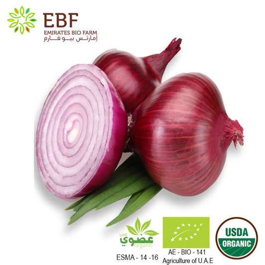 Organic Red Onion (500gm)